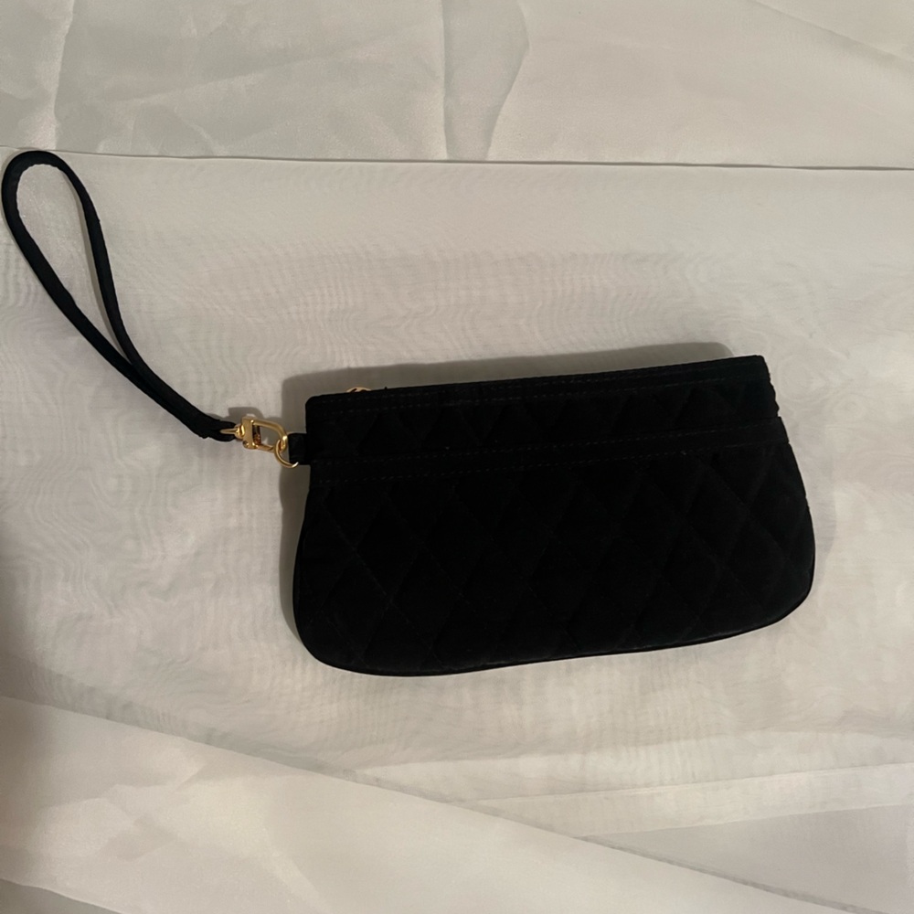 Vera Bradley all black wristlet